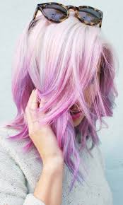 Pink Ombre On Short Blonde Hair In 2019 Cleverstyling Rainbow Hair Color Lilac Hair Pink Hair Highlights