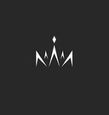 Black And White Crown Logo Abstract Crown Logo In The Style Monogram Black Vector Image On In 2020 Crown Logo Royal Logo Black And White Lines