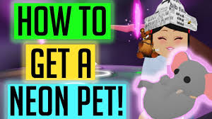 It's great to have a pet, but how do you raise it to it's full potential? How To Make Neon Pets In Adopt Me Mega Neons