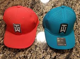 Nike Golf Tw Tiger Woods Ultralight Tour Cap Red 726291 696 Blue Hat 845579 467 Nike Golf Blue Hat Hats