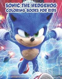Minecraft and sonic coloring page. Sonic The Hedgehog Coloring Books For Kids Creative Book Publishing 9781710469813