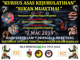 2 established in each state a sports council of state where the provisions of the second table to be effective. Kursus Asas Persatuan Muaythai Negeri Sembilan ÙÙŠØ³Ø¨ÙˆÙƒ