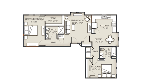 Check spelling or type a new query. Two Bedroom Two Bath Loft A 1000 Sq Ft Chandler Hall