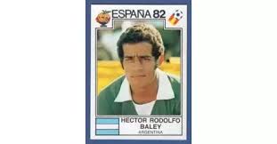 Alemania por su parte sufrió en la semifinal con francia. Hector Rodolfo Baley Argentina Espana 82 World Cup Sticker 181