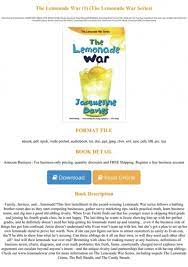 The candy smash by jacqueline davies. Free Download The Lemonade War 1 The Lemonade War Series Full