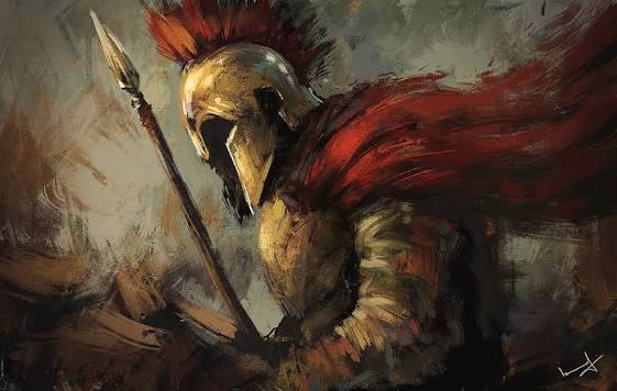 Spartan Painting by Imad Ud Din - Metal Posters