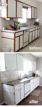 Kitchen Before After Diy Diy Kitchen Cabinets Makeover Kitchen Cabinets Makeover Laminate Kitchen Cabinets