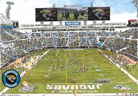Последние твиты от jaguar stadium (@jaguarstadium). Tiaa Bank Field Stadium Jacksonville Jaguars Painting By John Stoeckley