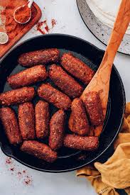 This easy homemade fudge recipe is the best. Vegan Chorizo Sausage Links 10 Ingredients Minimalist Baker Recipes