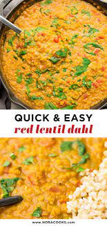 Quick Easy Red Lentil Dahl Recipe Red Lentil Recipes Lentil Recipes Recipes