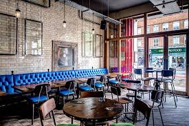 The Fire Station Waterloo Restaurant London Burger Or Pizza Bar Design Restaurant Restaurant Interior Cafe Interior Design
