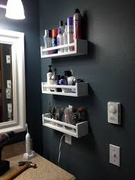 These Ikea Spice Rack Hacks Are Diy Gold Bathroom Storage Hacks Bathroom Storage Organization Small Bathroom Storage