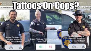 The police used editing software to remove the tattoos from the picture of the suspect, tyrone allen, and presented his revised face to four tellers, at least two of whom identified him as the bank robber. Should Cops Be Allowed To Show Tattoos On Duty Youtube