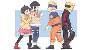 2560x1600 naruto shippuuden, manga, anime, uzumaki naruto, hyuuga hinata, kissing, cherry blossom wallpapers hd / desktop and mobile backgrounds. Himawari Hinata Naruto And Boruto Hd Wallpaper Background Image 1920x1080