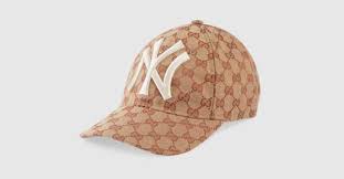 Gucci Baseball Hat With Ny Yankees Patch Yankees Hat Men S Baseball Cap Baseball Hats