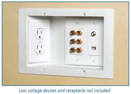Carlon Sc300prb Recessed Dual Voltage 3 Gang Old Work Plate Recessed Outlets Simple House Building A House