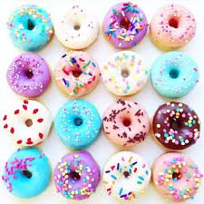 Colorful Donuts Colorful Donuts Fancy Donuts Doughnut Party