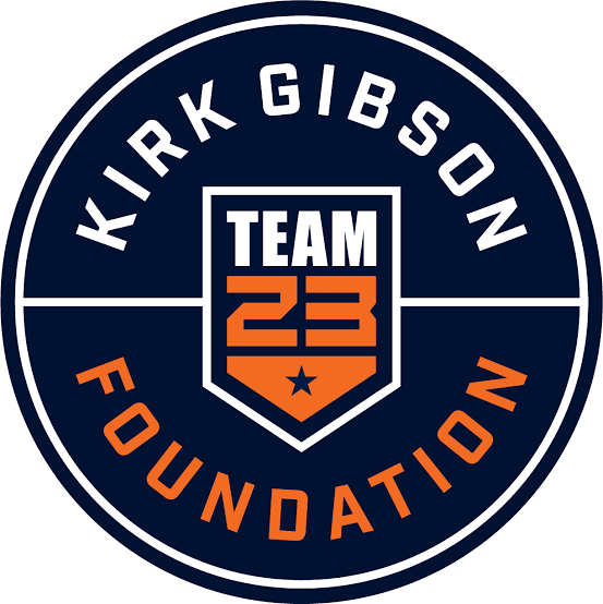 The Kirk Gibson Foundation logo, reflecting its mission: 'Movement Matters'., do AI tạo