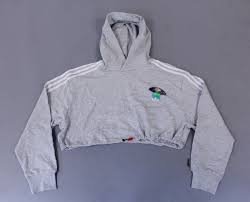 Adidas by fiorucci cropped hoodie. Adidas T O P Adidas Originals X Fiorucci Cropped Hoodie In Light Grey Heather Ec5758 Clothes Shoes Accessories Buildersandthings Com Ng
