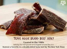 We make the best beef jerky because we use the most flavorful and the most expensive cut of beef* with a secret recipe marinade. Pin On Aggie Eats