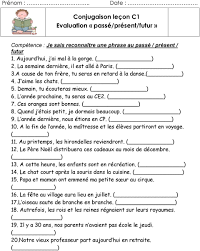 Quelques exemples d'activités de mathématiques que vous trouverez dans ces contenus. Evaluation Conjugaison Cm1 Passe Present Futur