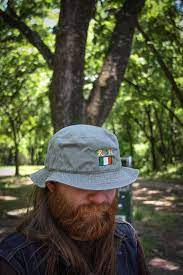Vintage Irish Green Bucket Hat Irish Flag Embroidered Cap Etsy Green Bucket Hat Embroidered Cap Hats