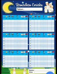 Jadwal acara / kegiatan pimpinan. Checklist Ramadhan Lembar Kegiatan Ramadhan Jadwal Harian Anak Dibulan Ramadhan Shopee Indonesia