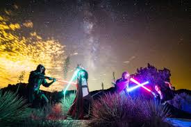 Photographing Epic Star Wars Lightsaber Battles Star Wars Light Saber Star Wars Milky Way Photos