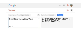 Maybe you would like to learn more about one of these? Google Translate Star Wars Update Working With Aurebesh Slashgear