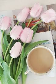 Pin By M On Good Morning Pink Tulips Coffee Lover Spring Coffee