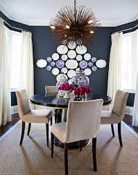 Lovin The Navy Blue Walls Dining Room Blue Eclectic Dining Room Dining Room Contemporary