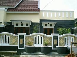 Gambar pagar rumah minimalis terbaru. Tembok Pagar Minimalis Modern Home Desaign
