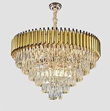 Crystal flushmount light in olde brass finish. Pendant Ceiling Light Flush Mount Crystal Chandelier Ceiling Fixture Gold 60cm Gold 40cm Amazon Co Uk Lighting