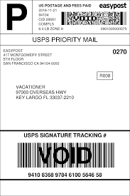 The name of the topic is usps signature confirmation service. Usps Guide Easypost