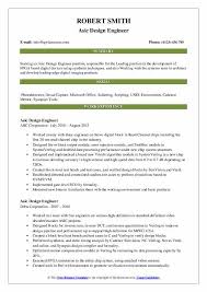 asic design engineer resume samples