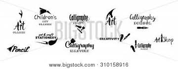 Art creative craft logo design. Art Classes Lettering Vector Photo Free Trial Bigstock