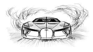 Supercars Gallery Bugatti Divo Zeichnen