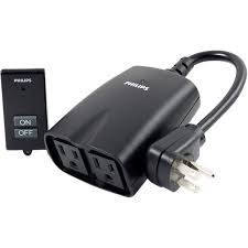 Philips Outdoor Lighting Control Plug In With Wireless Remote 80ft Range 2 Grounded Outlets On Off Buttons Ideal For Landscape Seasonal Lighting Decor Led Spc1234at 27 Walmart Com Walmart Com