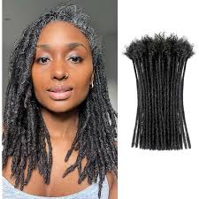 Amazon.com : 6-18 Inch Dreadlock Extensions Human Hair Fully Handmade Human  Hair Dreadlock Extensions for Man/Women Locs Extensions Human Hair Can Be  Dyed Bleached Curled… (0.6CM Width-1B, 10Inch-30Strands) : Beauty & Personal
