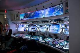 New Photos Of J J Abrams Redesigned Star Trek Enterprise Star Trek Bridge Star Trek Star Trek Into Darkness