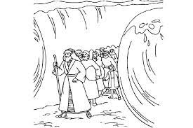 See moses red sea stock video clips. The Coloring Sheet Shows Moses Parting The Red Sea When The Egyptian Sunday School Coloring Pages Crossing The Red Sea Coloring Pages