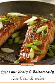 Lachs Mit Honig Und Balsamessig Rezept Lachs Braten Rezept Rezepte Lachs Gerichte
