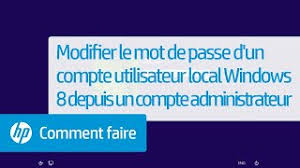 Lastpass fait plus que générer des partout où vous créez un nouveau compte, lastpass est là également. Modifier Le Mot De Passe D Un Compte Utilisateur Local Windows 8 Depuis Un Compte Administrateur Youtube