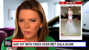 AOC forced to pay thousands after ethics probe finds she improperly  accepted Met Gala gifts.