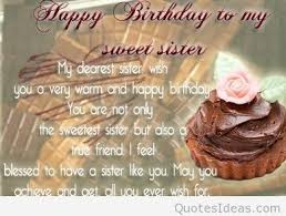 Dear Sister Birthday Blessings For Sister Pin On Quotes