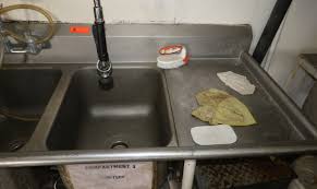 3 compartment dish washing sink w