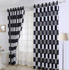 9 Best And Stylish Black Curtain Designs For Home Styles At Life In 2020 Black And White Dining Room Black And White Living Room Black And Grey Curtains