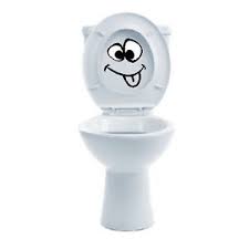Within the central portion of the seat cover, there are a pair of finger holes and an additional discrete arcuate perforation. Smiley Face Funny Toilet Seat Lid Humor Decal Vinyl Vynil Bathroom Sticker Banheiro