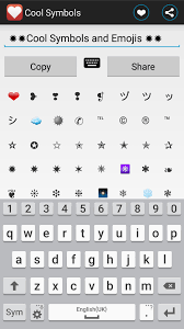 Click the symbol to copy. Cool Text Symbols Emoji For Android Apk Download