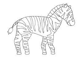 zebra para colorir 5 coloriage zebre animaux de la savane couleur page lion